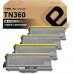 TN360 Toner Cartridge 4 Pack